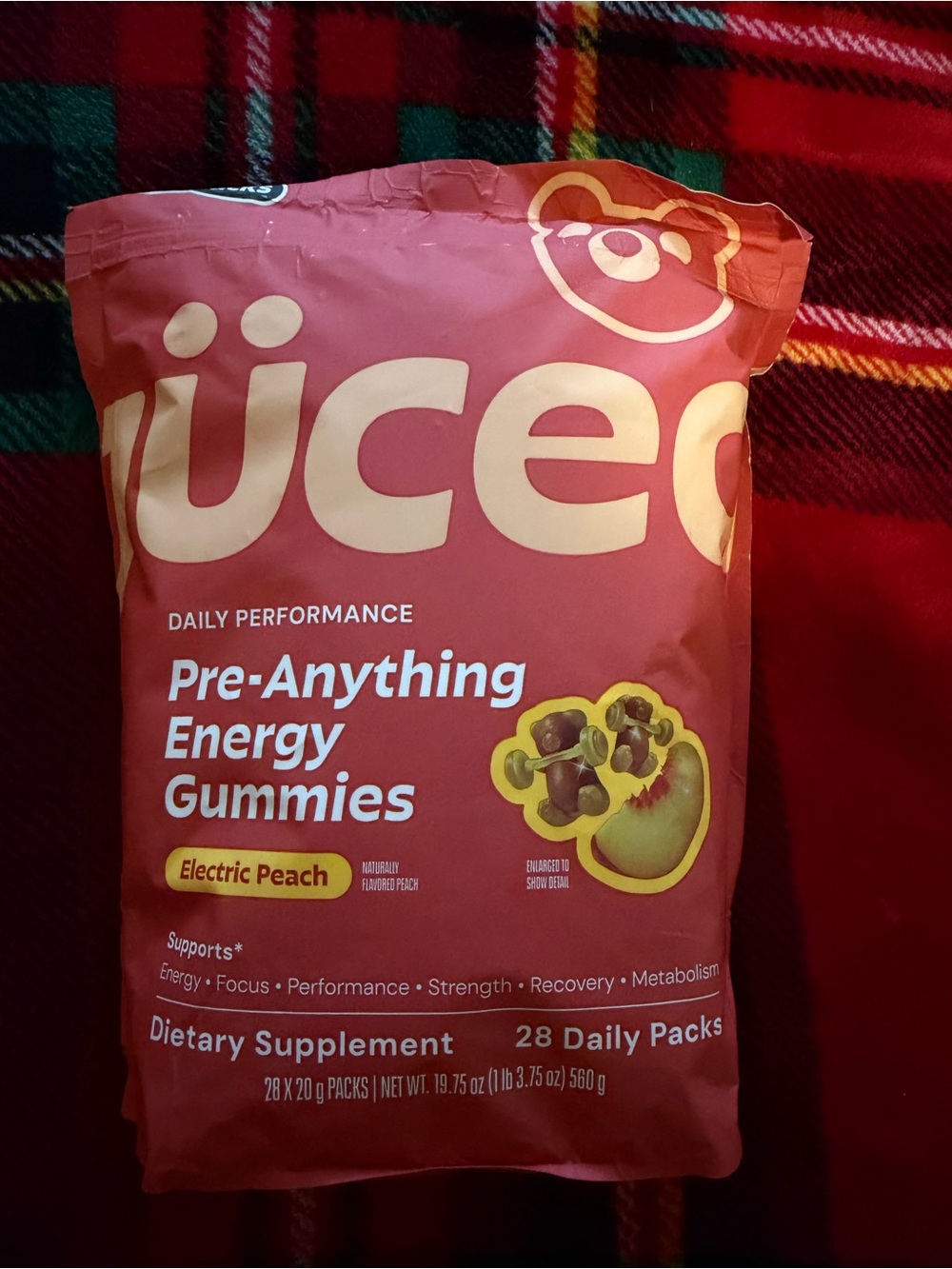 Gruns Juiced Pre-Workout Gummies Exp 12/27